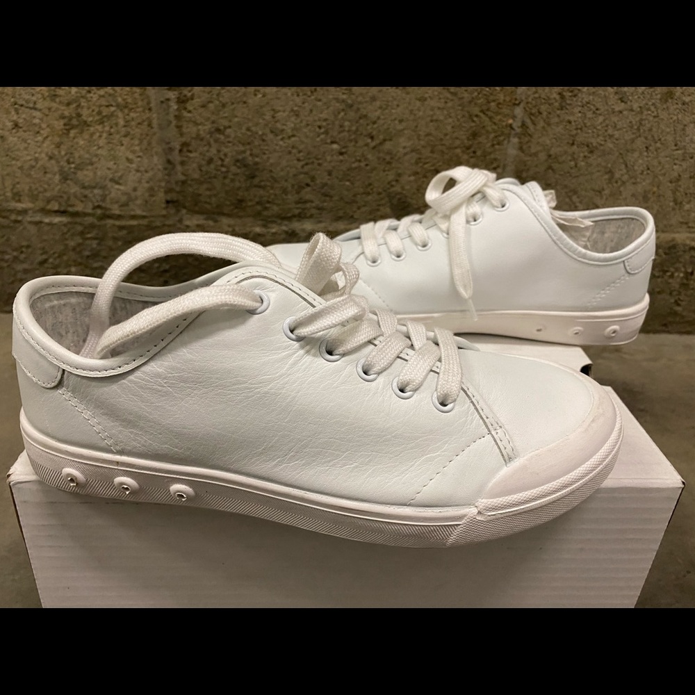 Rag & Bone Standard Issue Lace Up White Leather - Picture 2 of 12